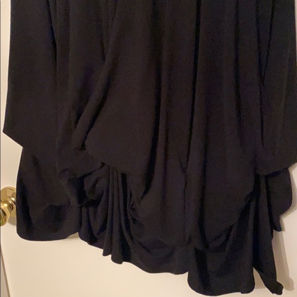 Ruffle bottom black maxi skirt - Picture 2 of 3
